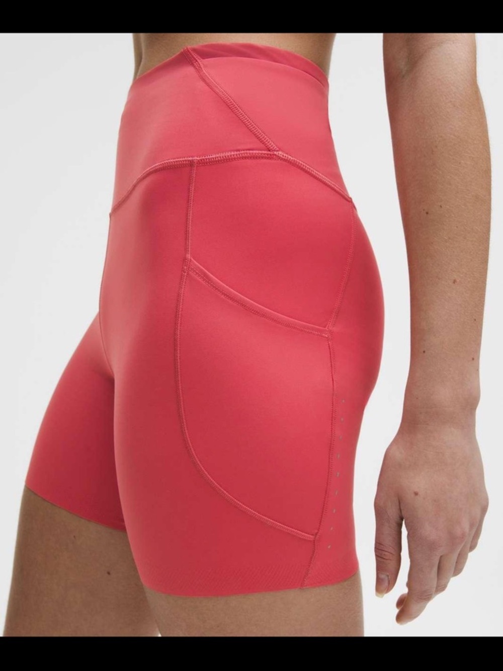 Lululemon Fast & Free HR Short 6” NWT Size 6 Desert Red Pockets
